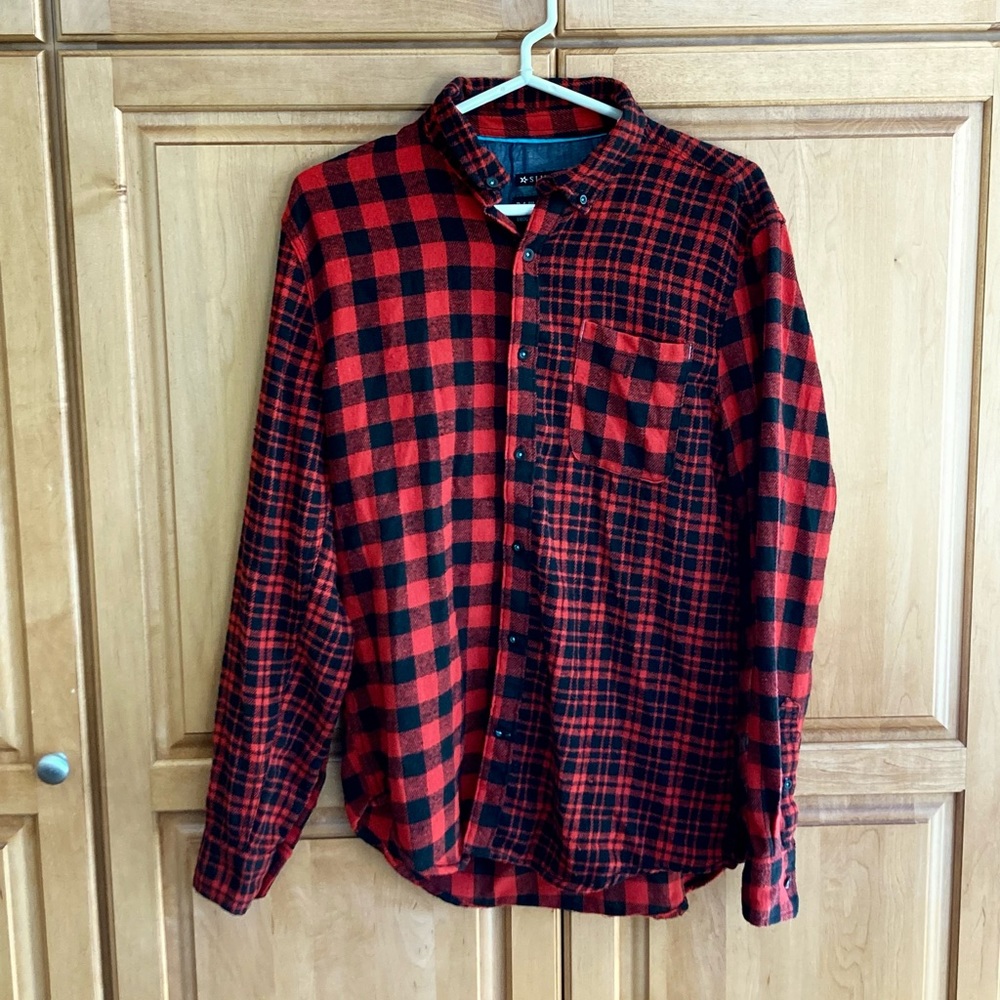 Raw Yarn Industries Checkered Colorblock Flannel